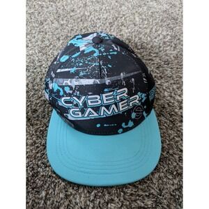 ESX 360 Pro Series Cyber Gamer Snapback Hat Blue Black Youth Hat Cap